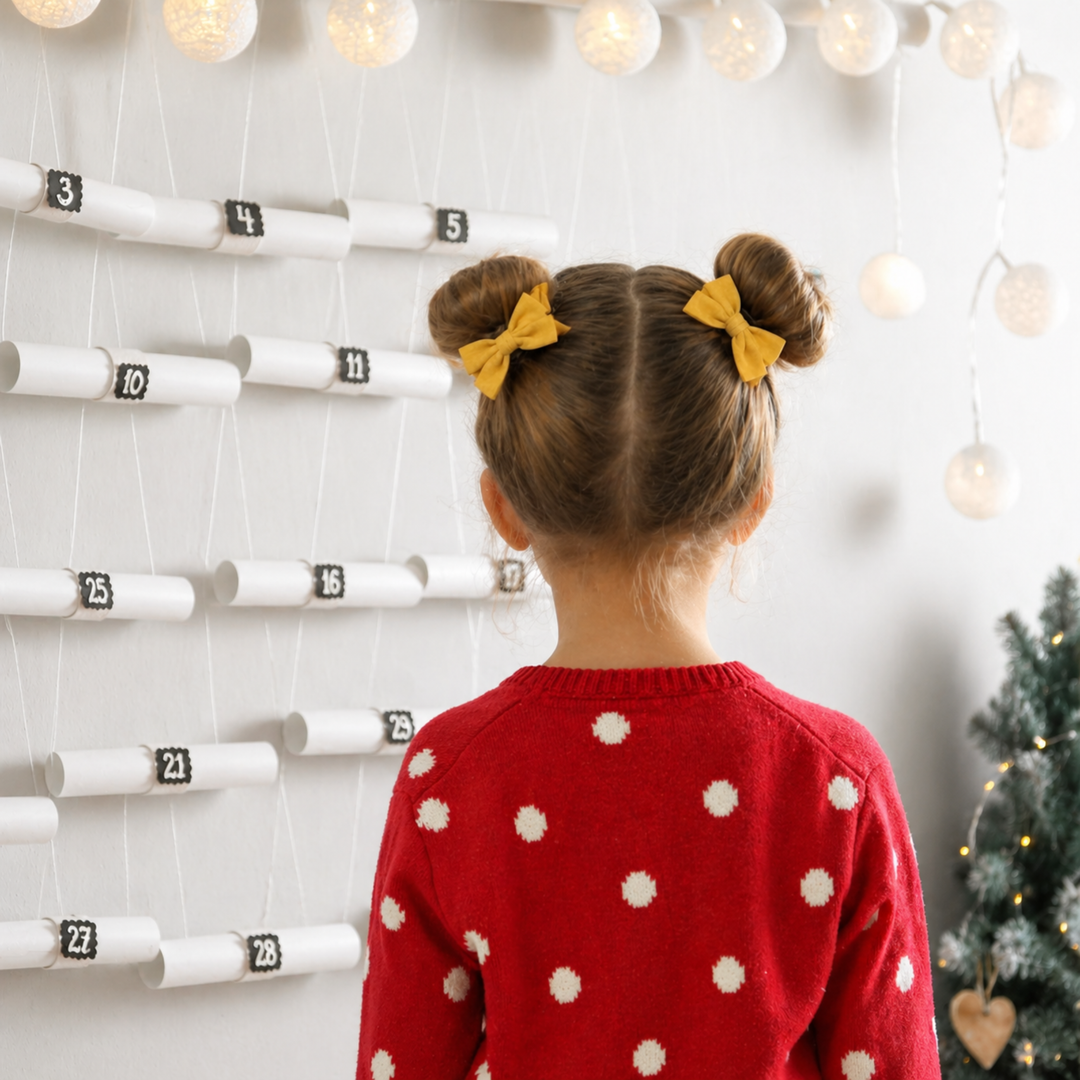 Mustard | Pigtail Hair Bows
