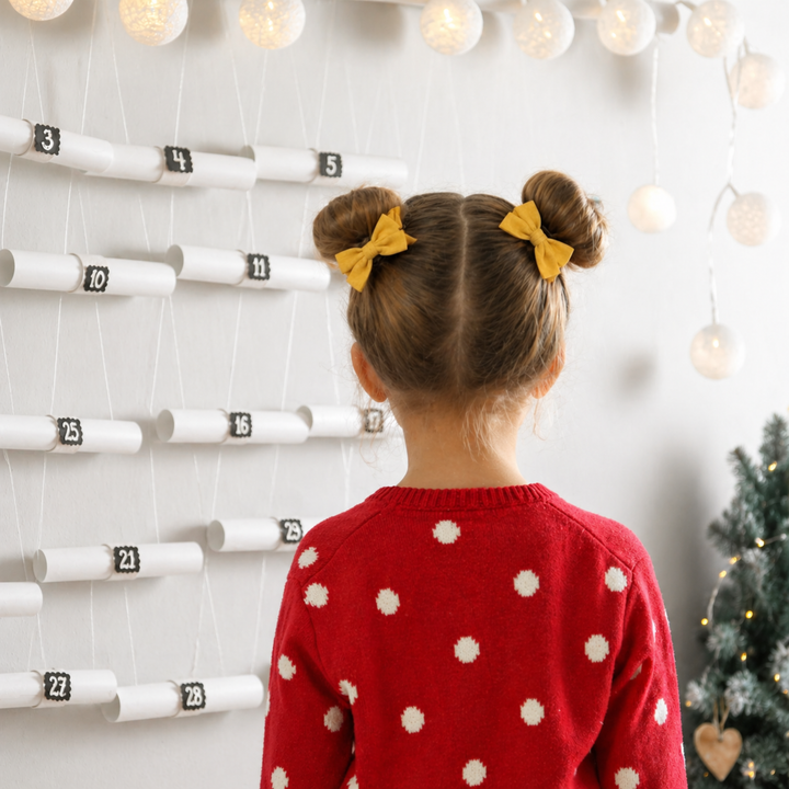 Mustard | Pigtail Hair Bows