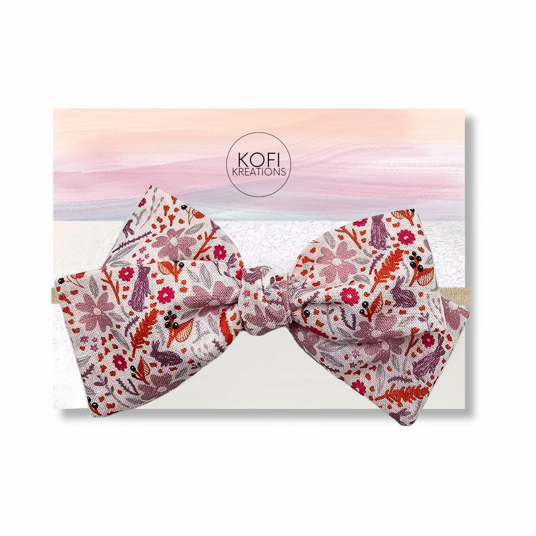 Audrey | Poppy Hand-Tied Hair Bow