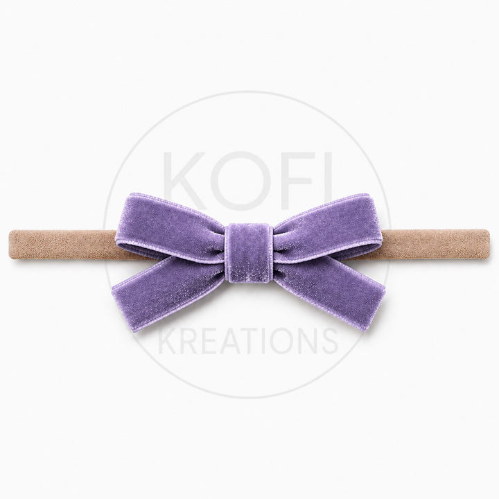 Small Velvet | Bow Headband