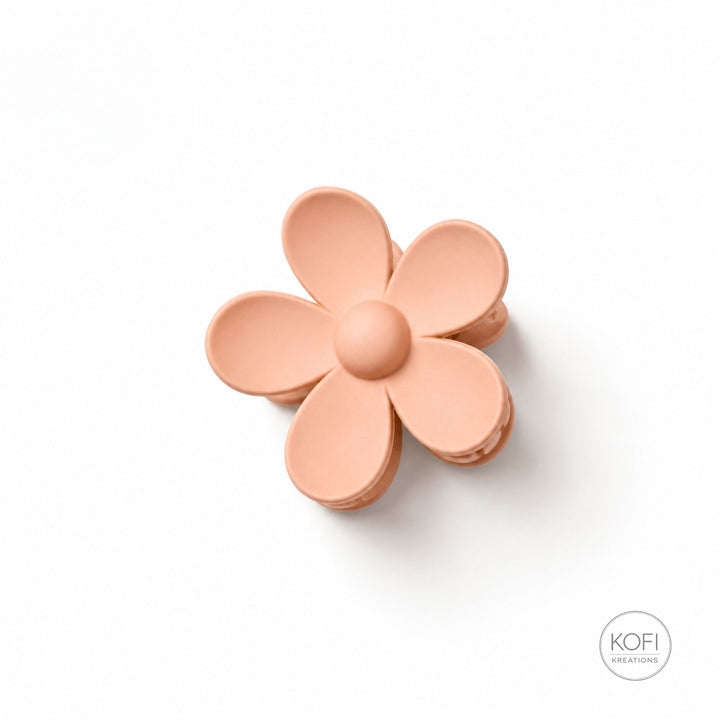 Peach Flower | Hair Claw