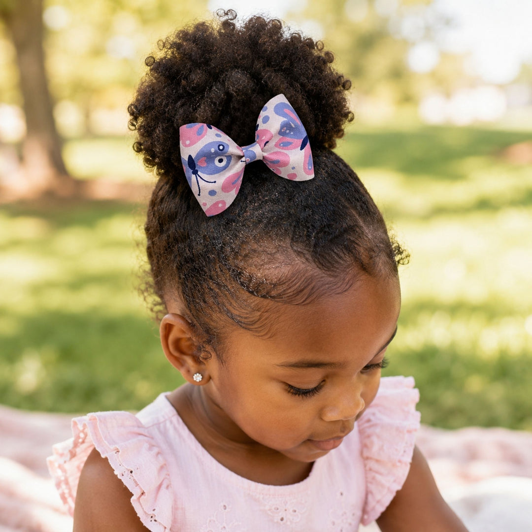 Pinch Butterfly | Faux Leather Hair Bow