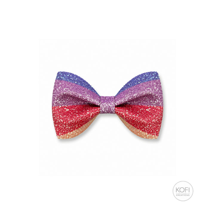 Pinch Rainbow | Glitter Hair Bow