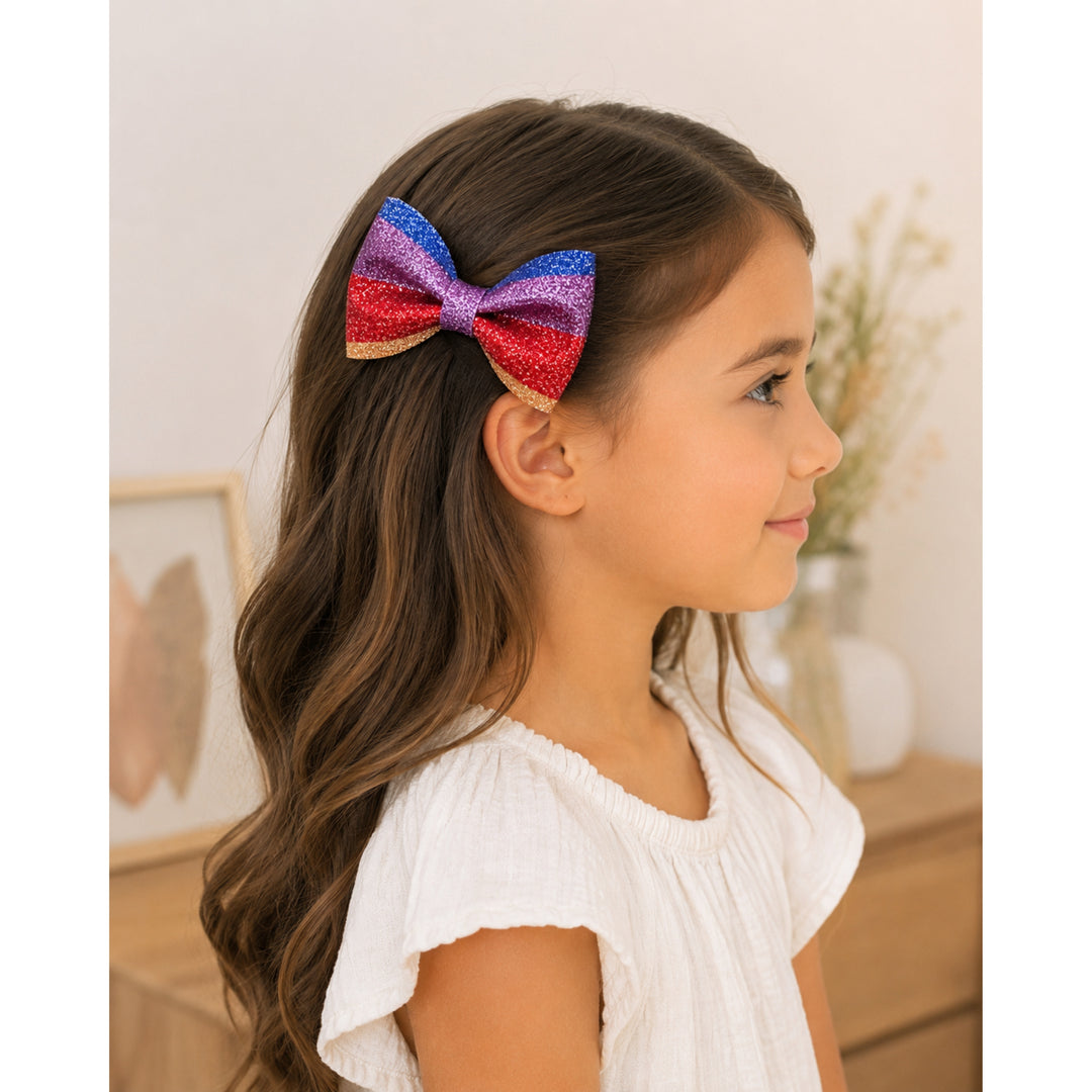 Pinch Rainbow | Glitter Hair Bow