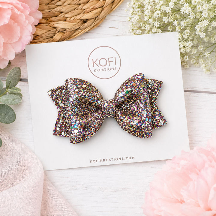 Pinch Confetti | Glitter Hair Bow