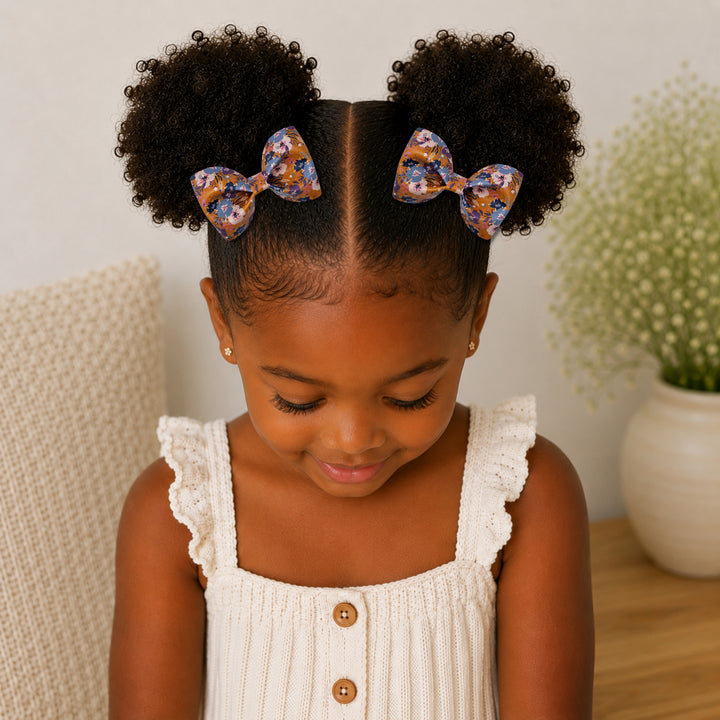 Pinch Jasmine | Faux Leather Hair Bow