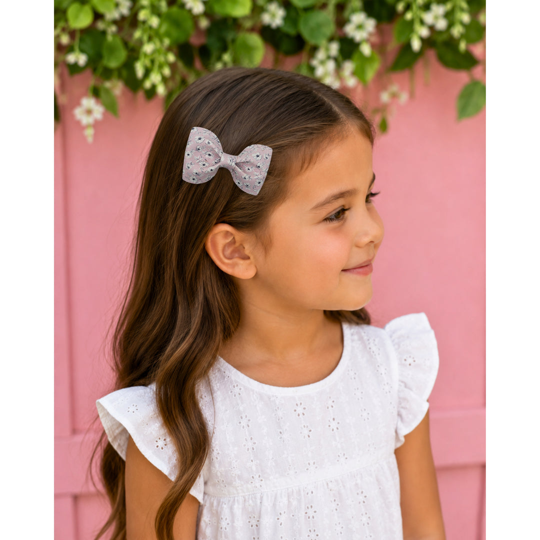 Pinch Poppy | Faux Leather Hair Bow