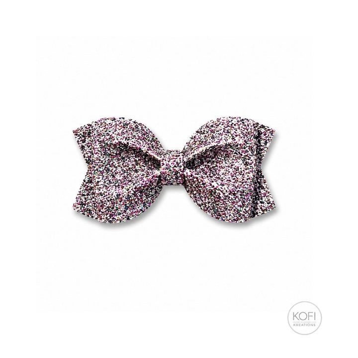 Pinch Sprinkle Frost | Glitter Hair Bow