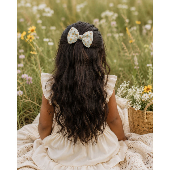 Pinch Vintage | Faux Leather Hair Bow