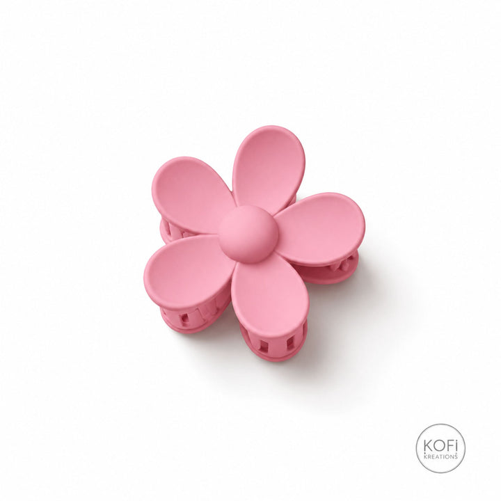 Pink Flower | Hair Claw