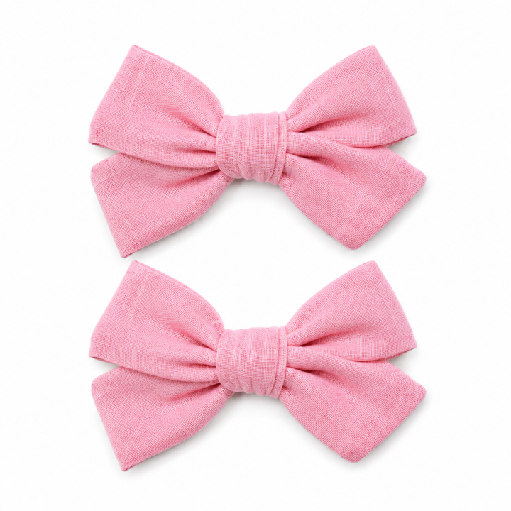 Pink | Pigtail Hair Bows