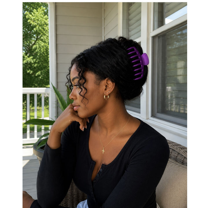 Purple Matte | Hair Claw