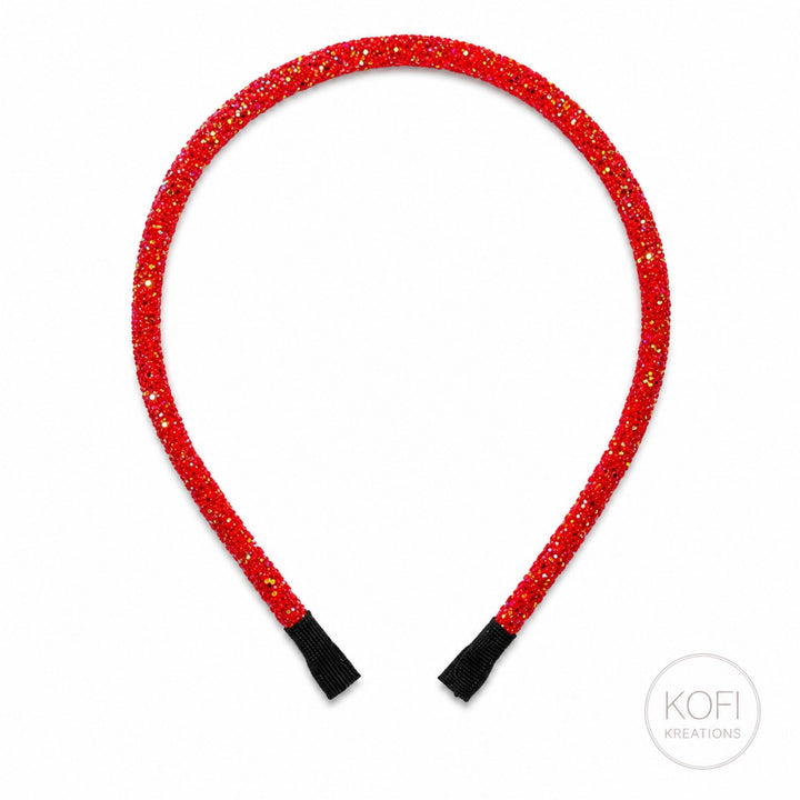 Red | Glitter Headband
