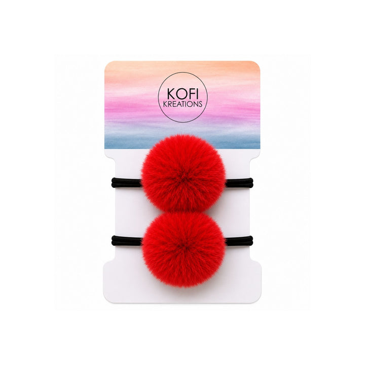 Fluffy Pom Pom | Hair Ties