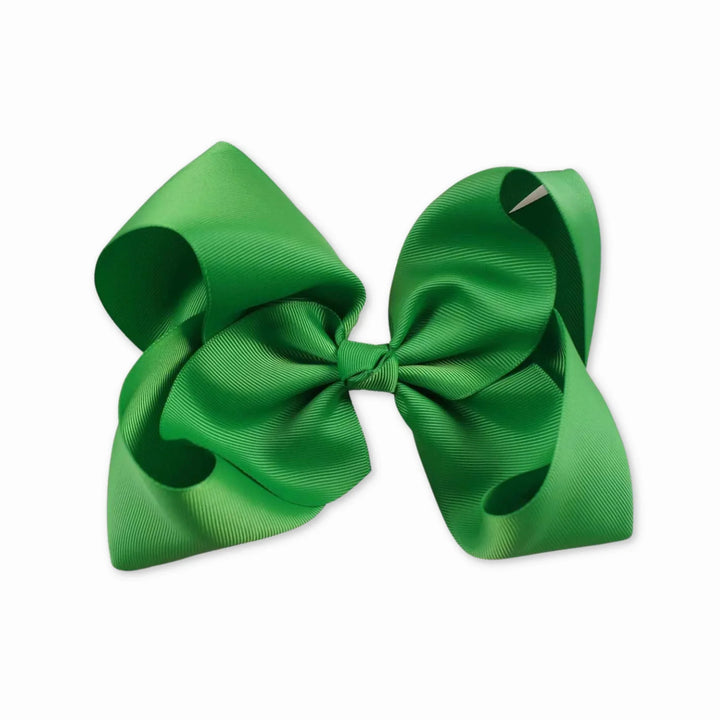 Green | Grosgrain Ribbon Hair Bow