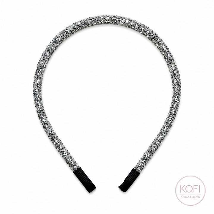 Silver | Glitter Headband
