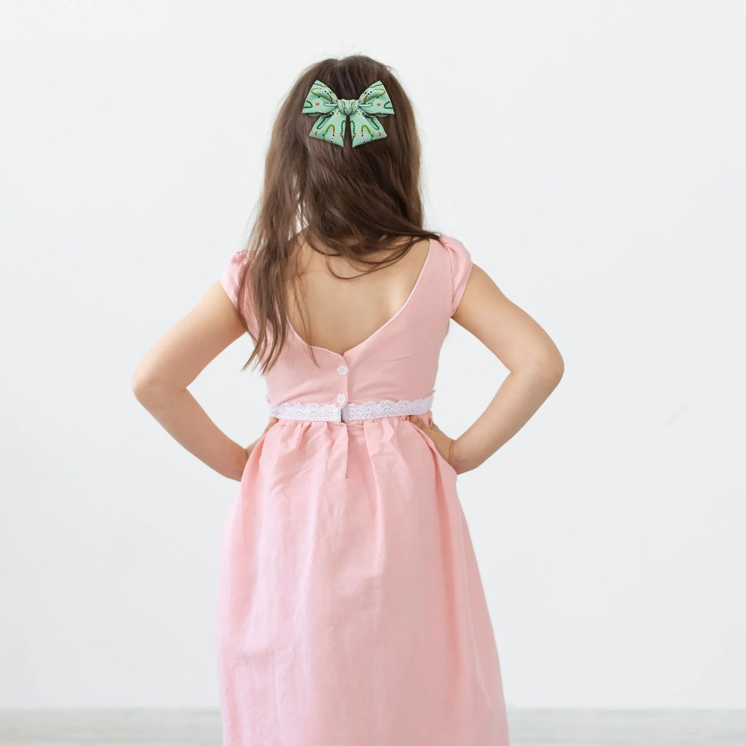 Lucky Hand-Tied Hair Bow