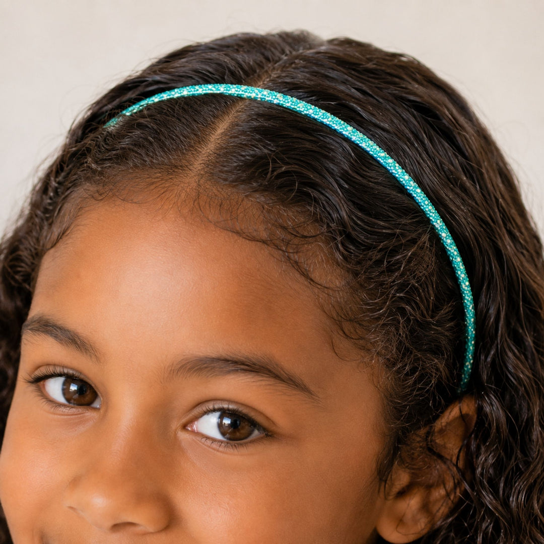 Turquoise | Glitter Headband