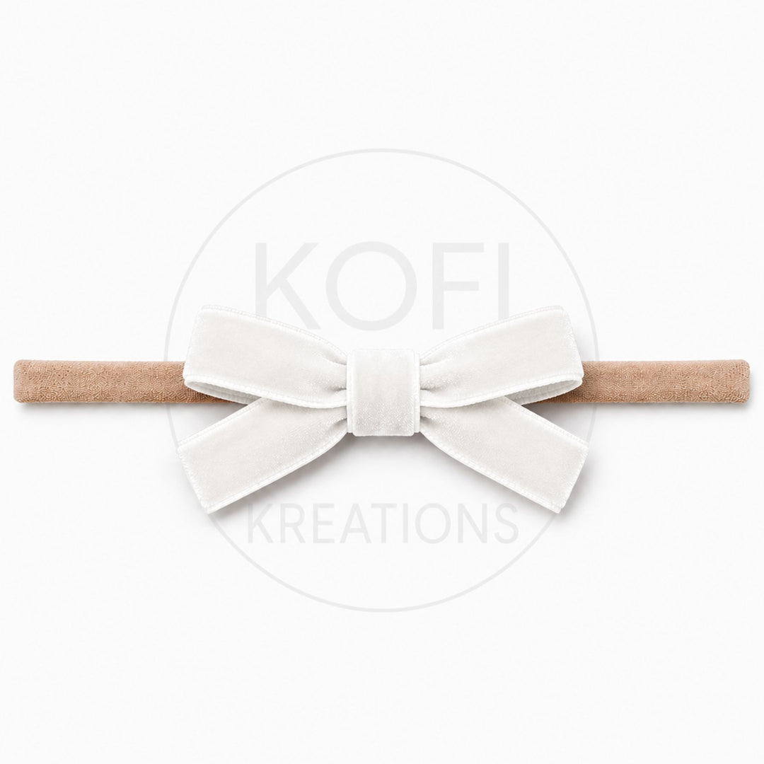 Small Velvet | Bow Headband
