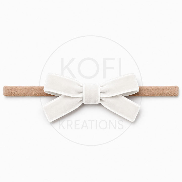 Small Velvet | Bow Headband