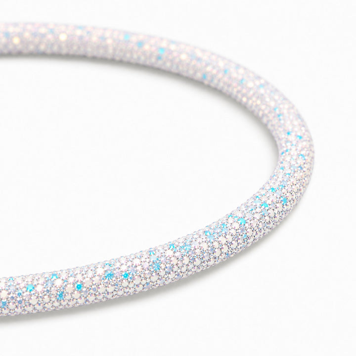 White &amp; Blue Specks | Glitter Headband