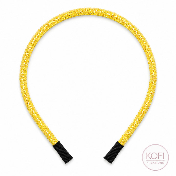 Yellow | Glitter Headband