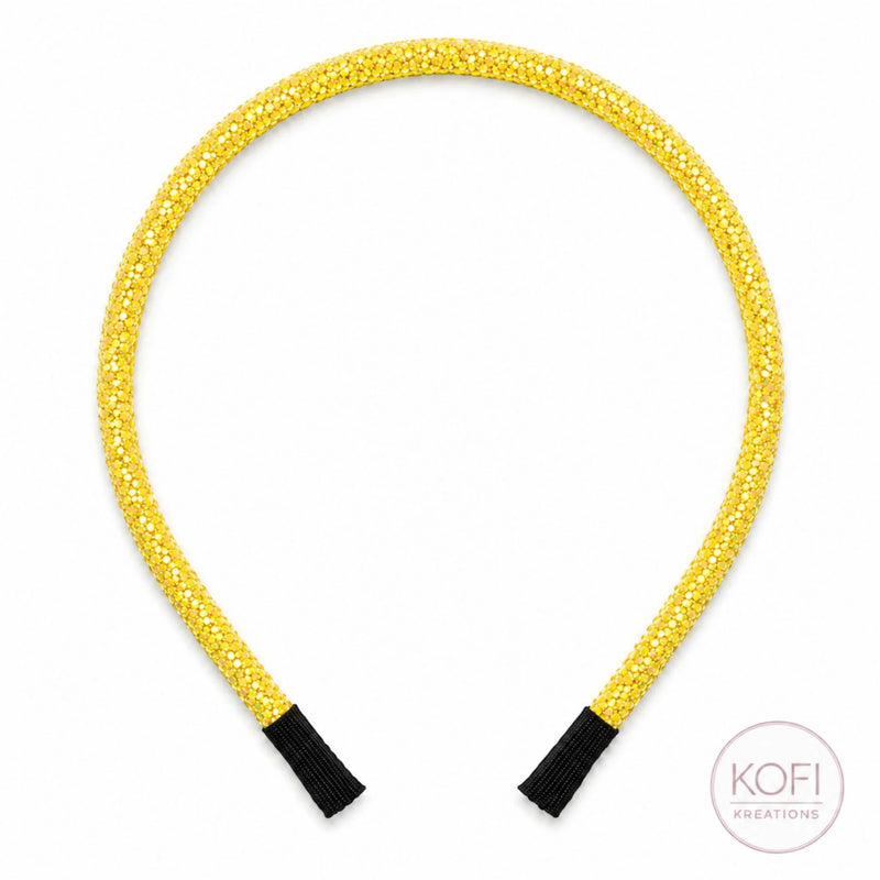 Yellow | Glitter Headband