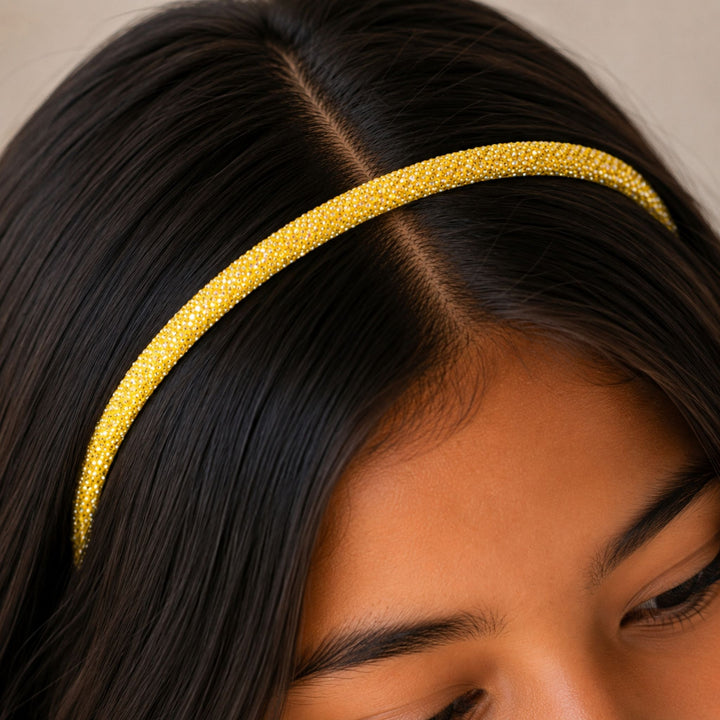 Yellow | Glitter Headband