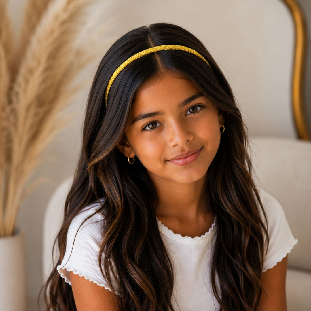 Yellow | Glitter Headband