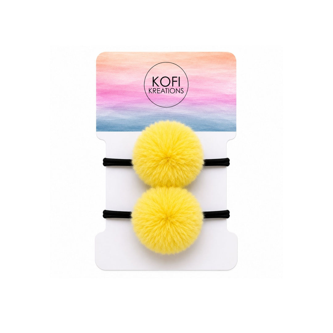 Fluffy Pom Pom | Hair Ties