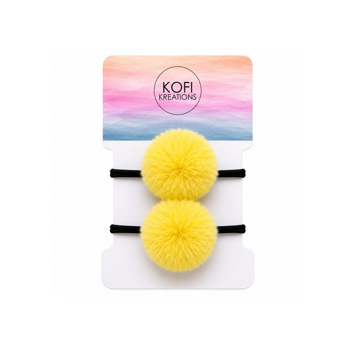 Fluffy Pom Pom | Hair Ties