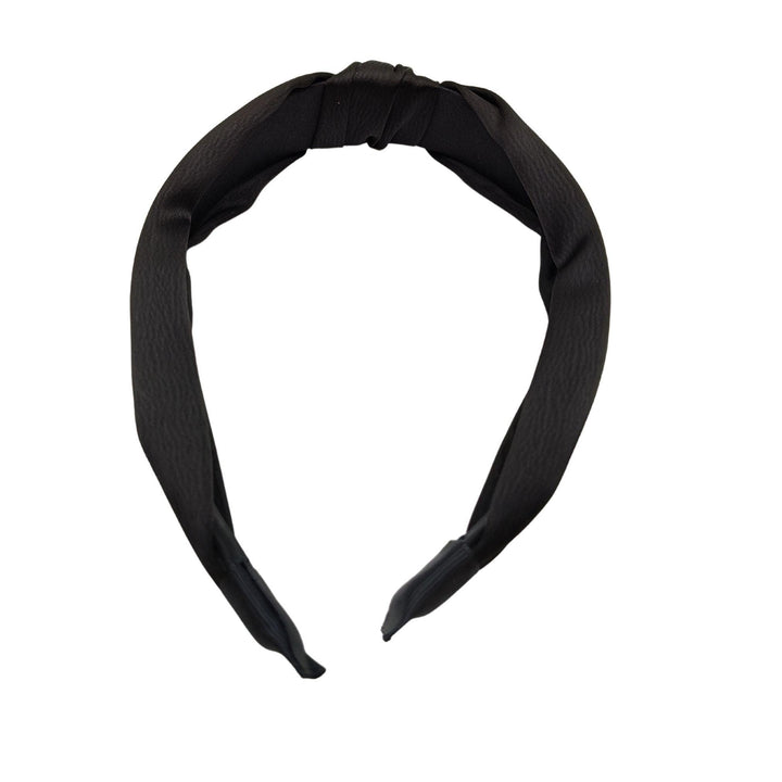 Black Top Knot Headband - Kofi Kreations