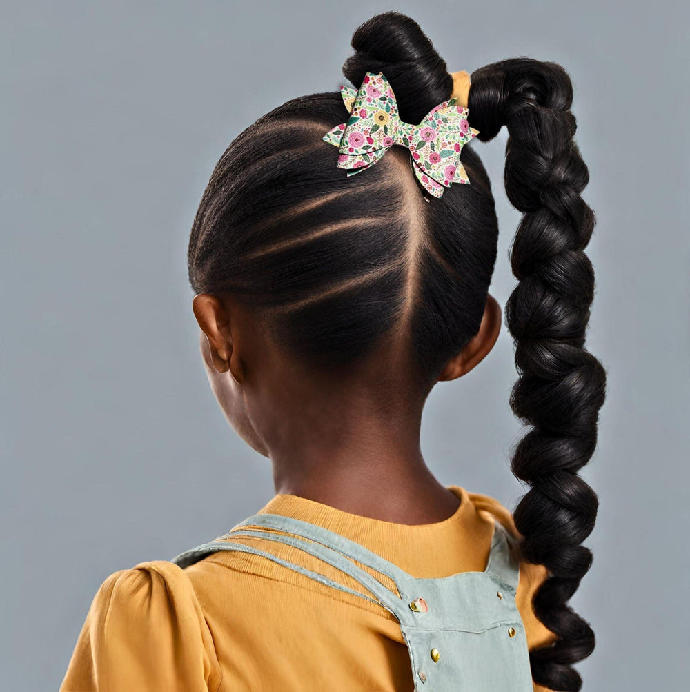 Blossom Flower Hair Bow - Kofi Kreations