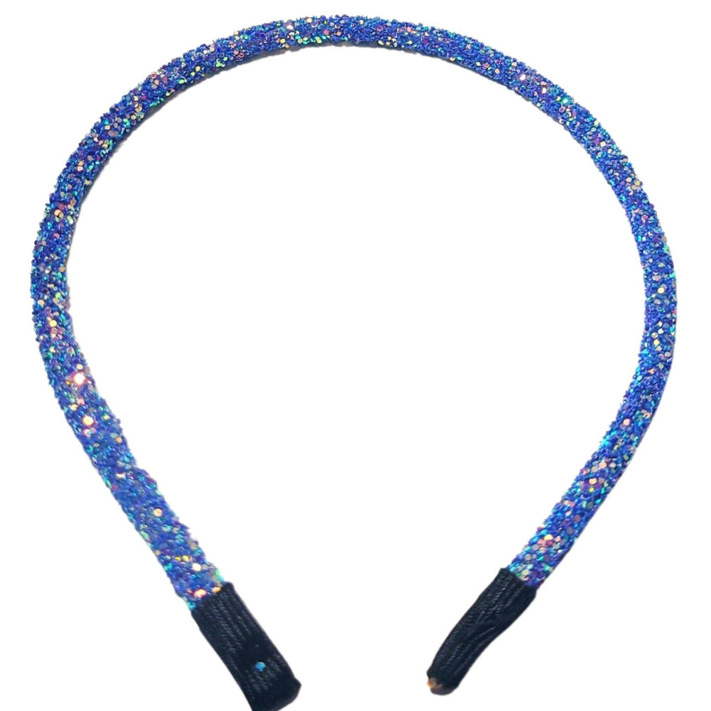 Blue Glitter Headband - Kofi Kreations