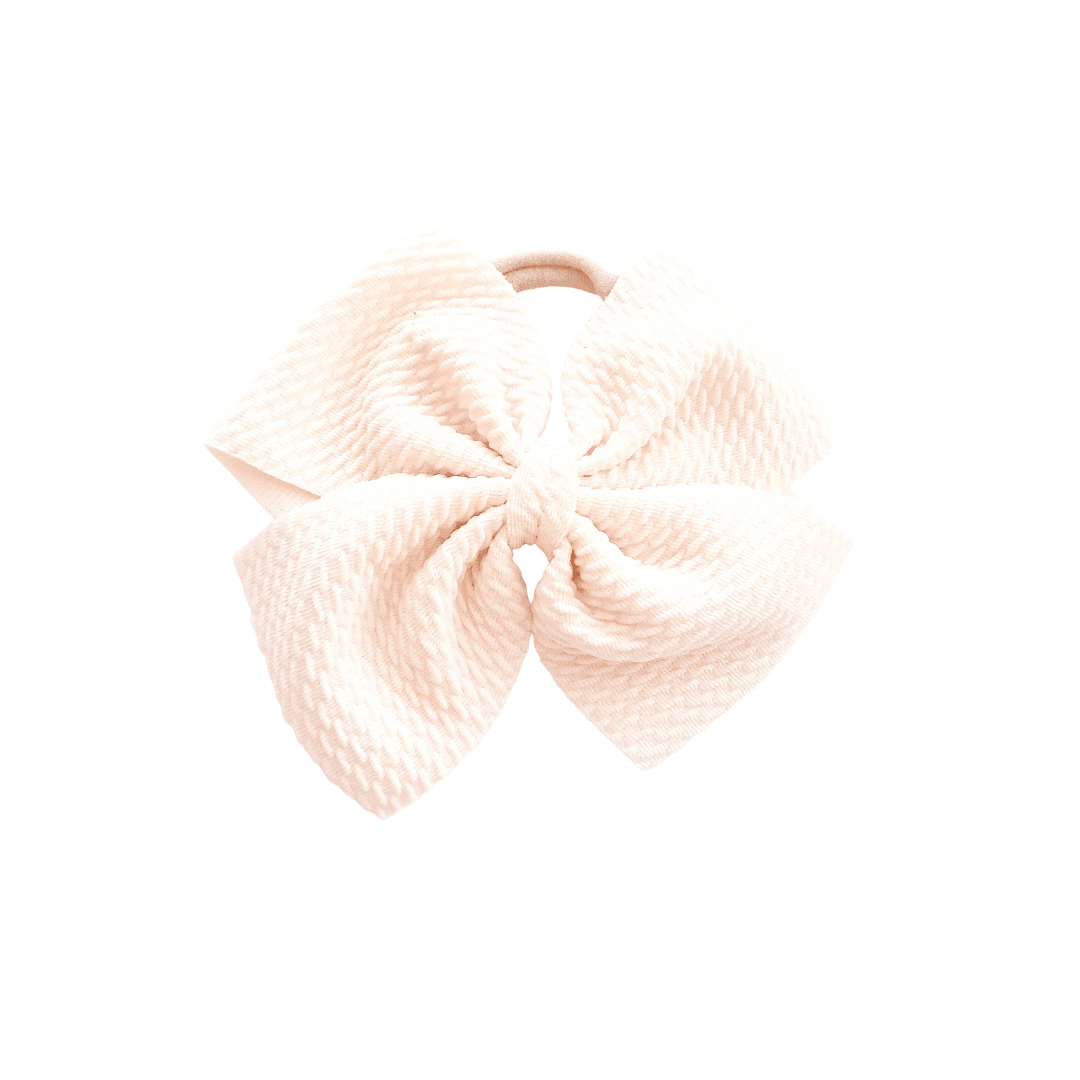 Cream Pinwheel Headband - Kofi Kreations