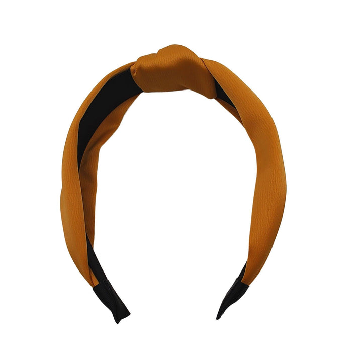 Dark Gold Top Knot Headband - Kofi Kreations