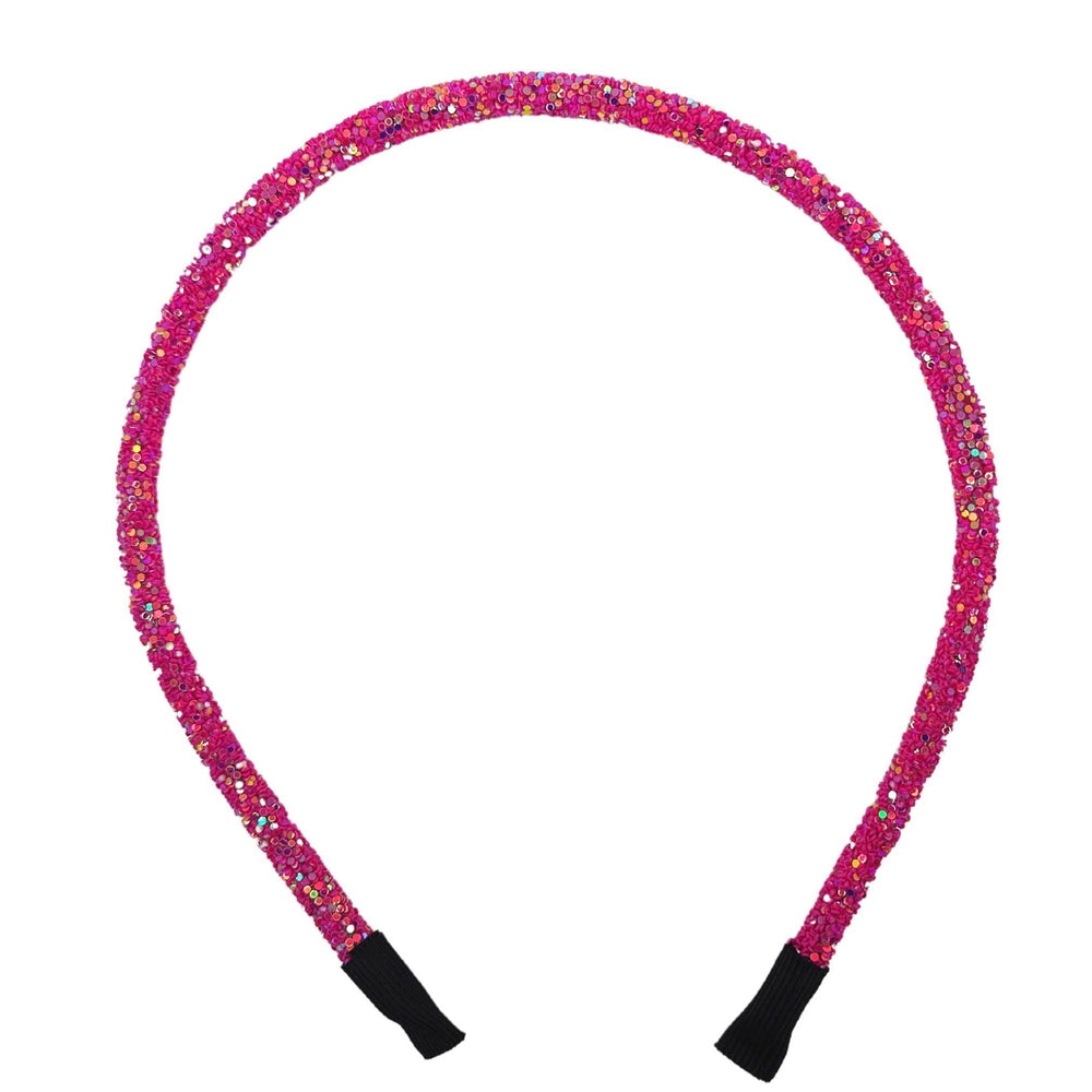 Fuchsia Glitter Headband - Kofi Kreations
