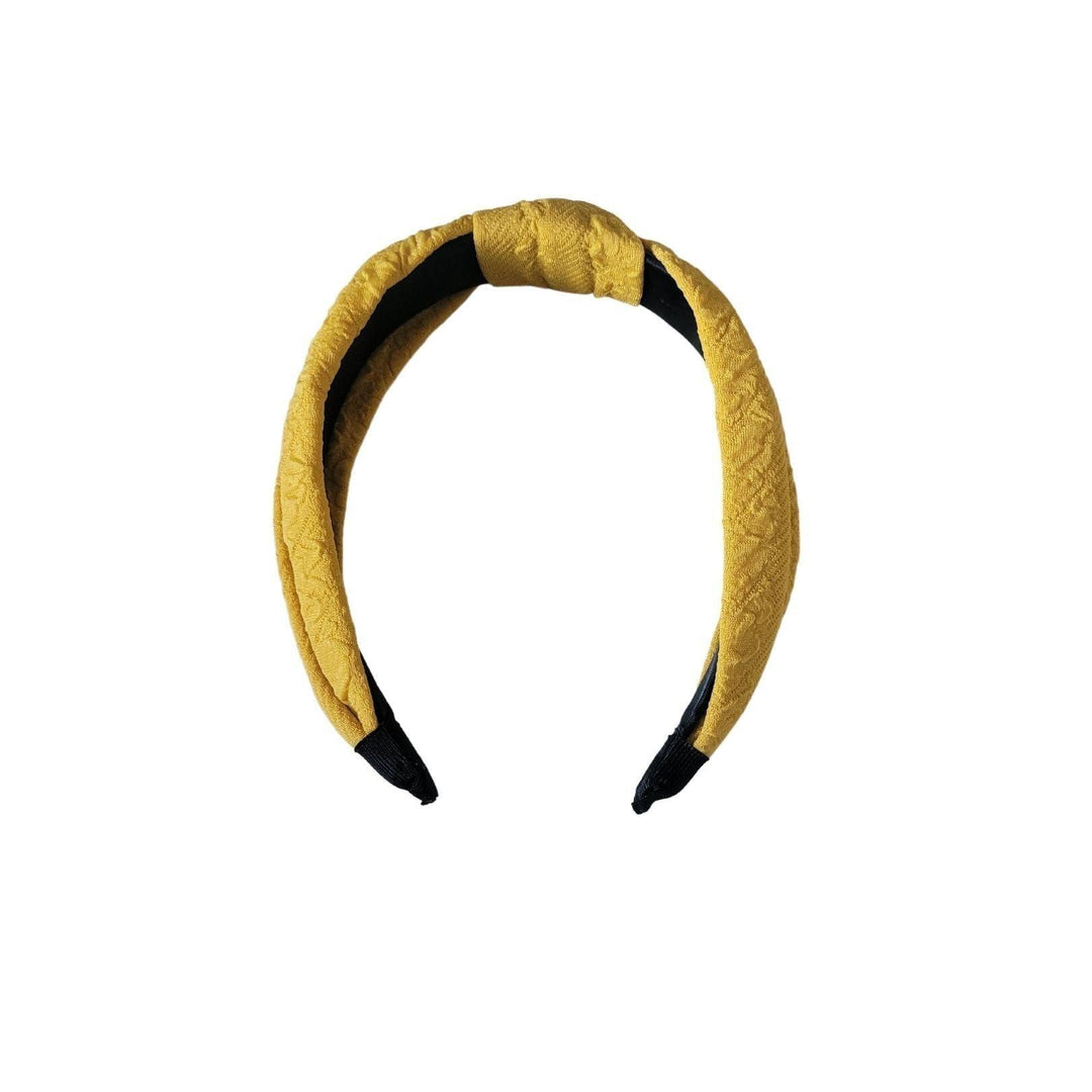 Yellow Knot Headband - Kofi Kreations