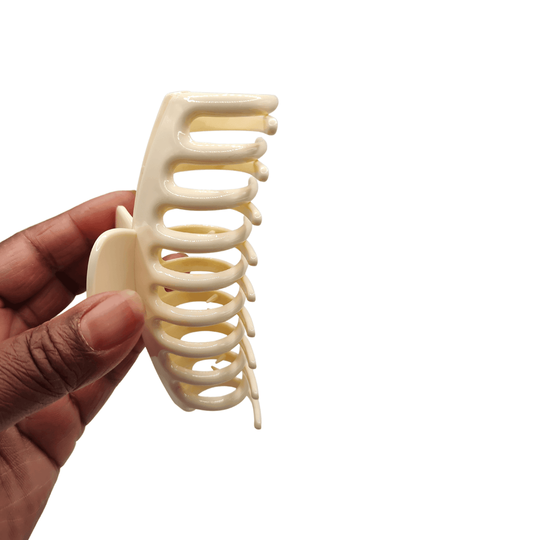 Ivory Hair Claw Clip - Kofi Kreations