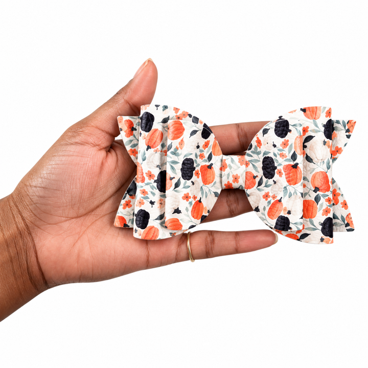 Josie Cozy Days | Faux Leather Bows