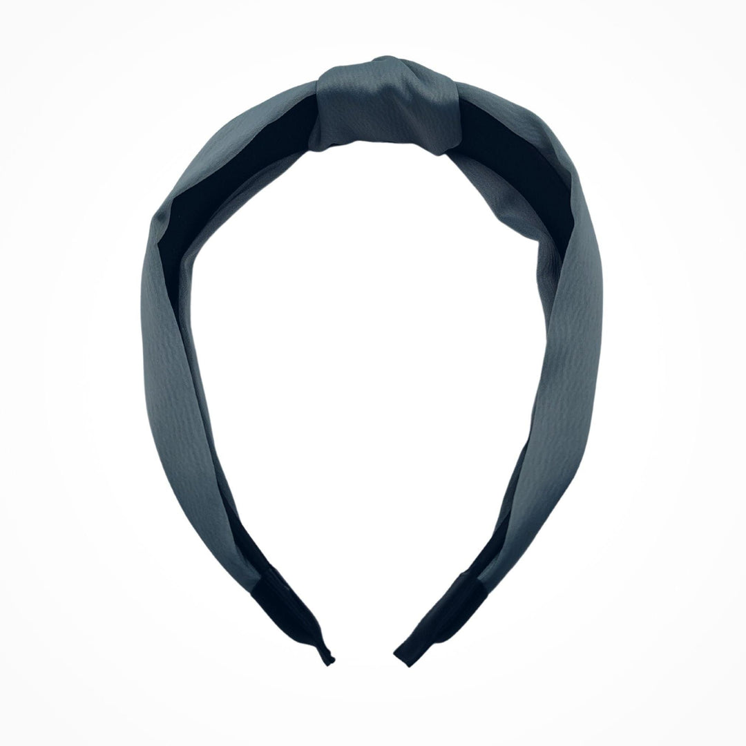 Light Blue Top Knot Headband - Kofi Kreations