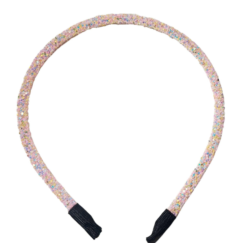 Light Pink Glitter Headband - Kofi Kreations