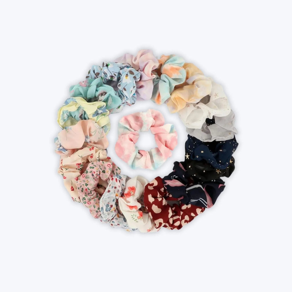 Lulu Chiffon Scrunchie - Kofi Kreations