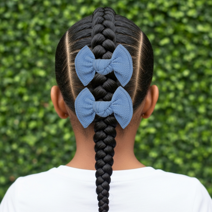 Light Blue | Knot Hair Bows