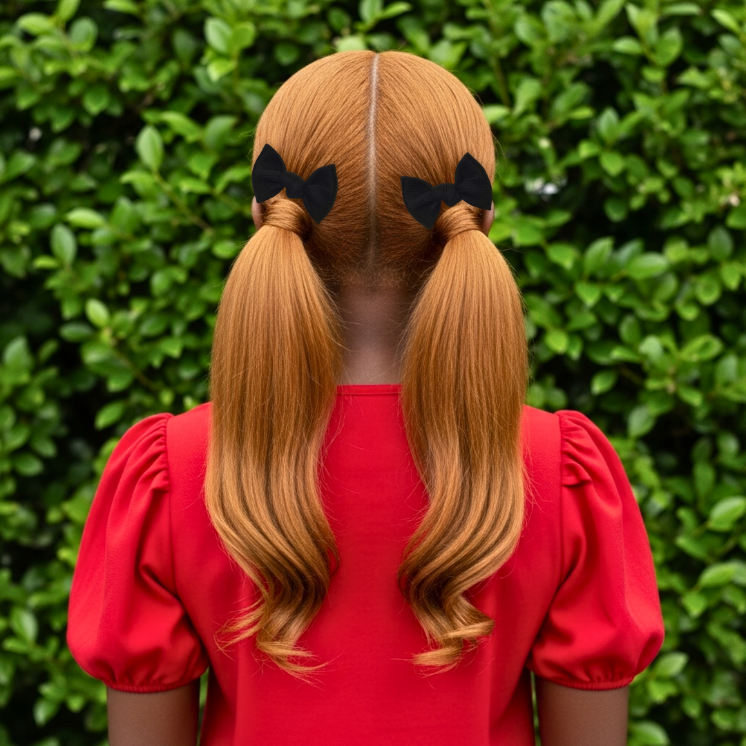 Black | Knot Hair Bows
