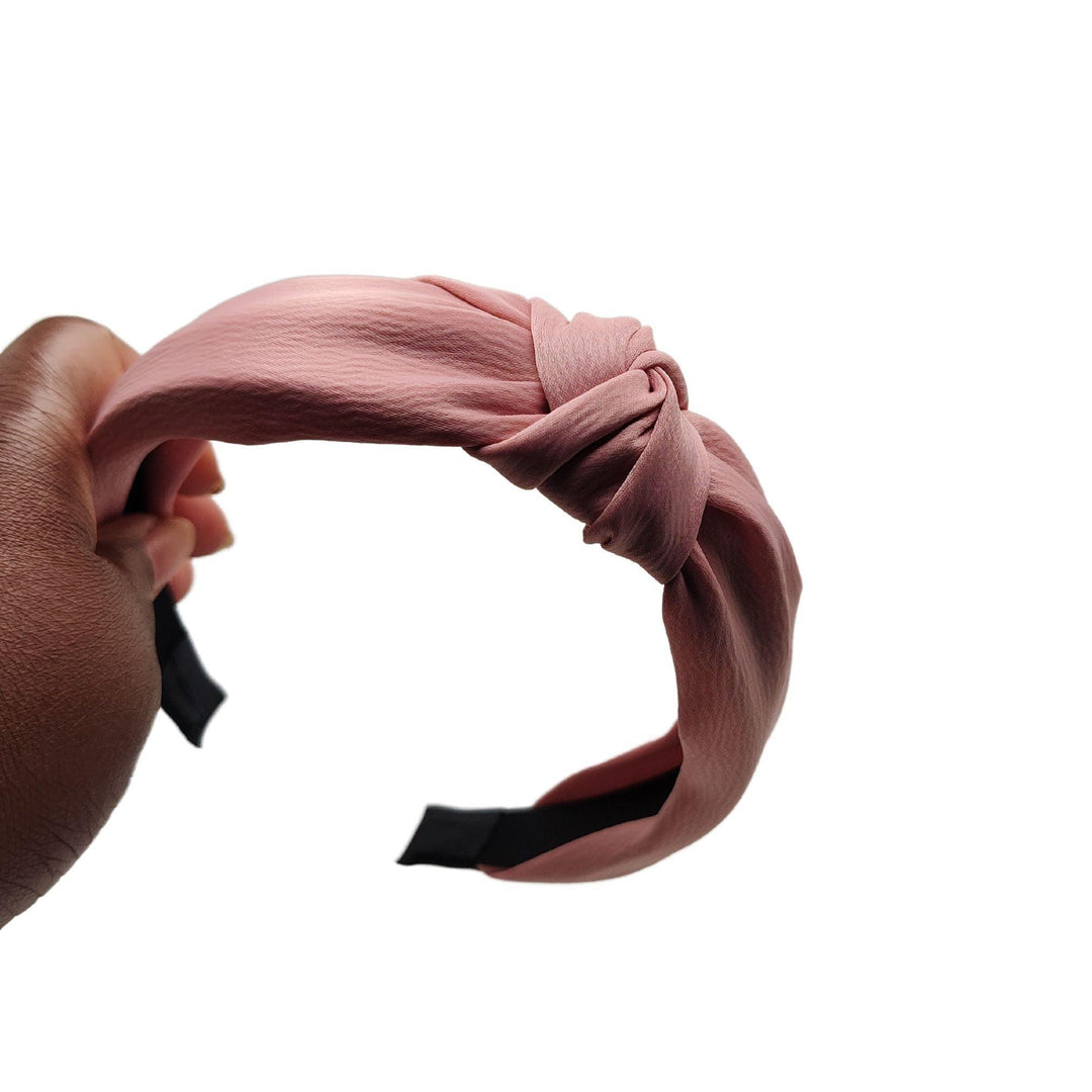 Pink Top Knot Headband - Kofi Kreations