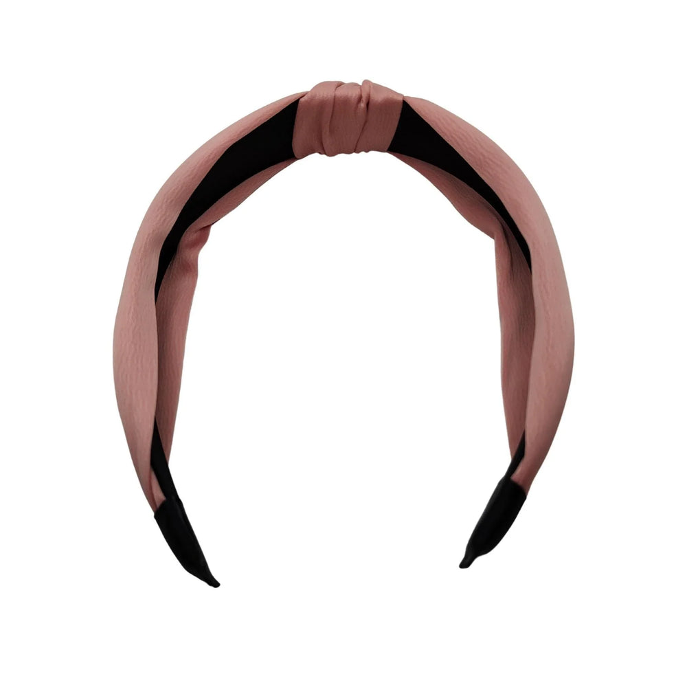 Pink Top Knot Headband - Kofi Kreations
