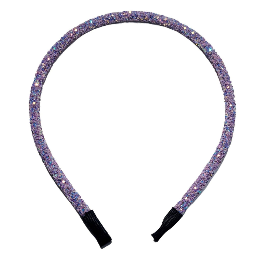 Purple Glitter Headband - Kofi Kreations