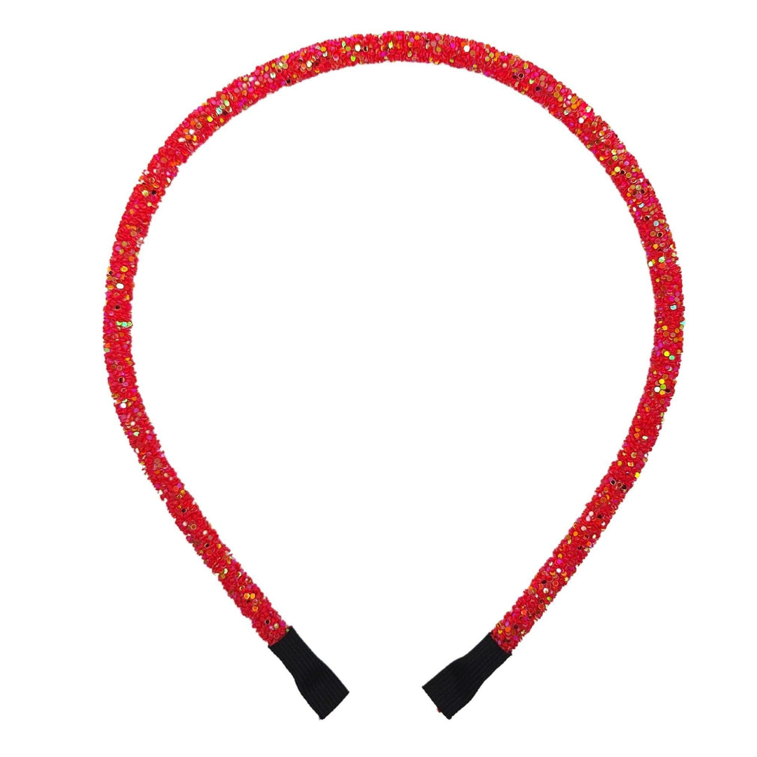 Red Glitter Headband - Kofi Kreations