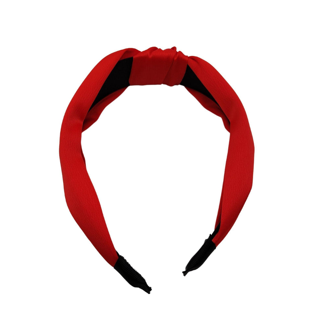 Red Top Knot Headband - Kofi Kreations